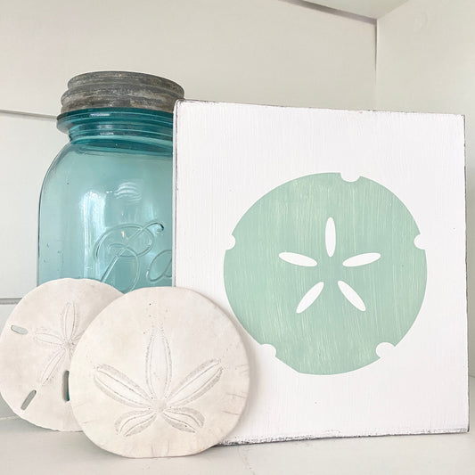 Sand Dollar Sign, 6 x 5.5 in  (Online Exclusive)