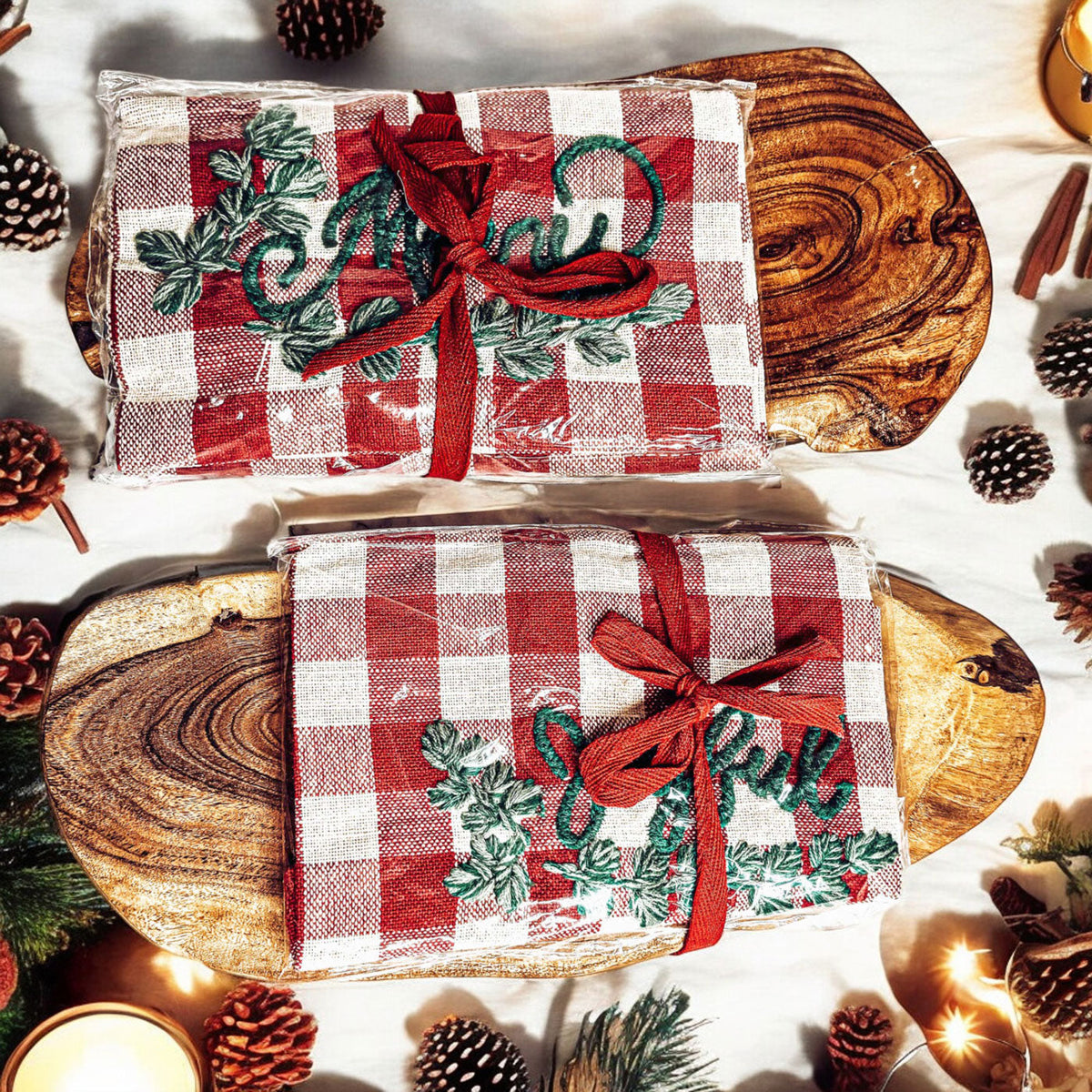 Holiday Charcuterie & Tartan Towel Set  (Online Exclusive)