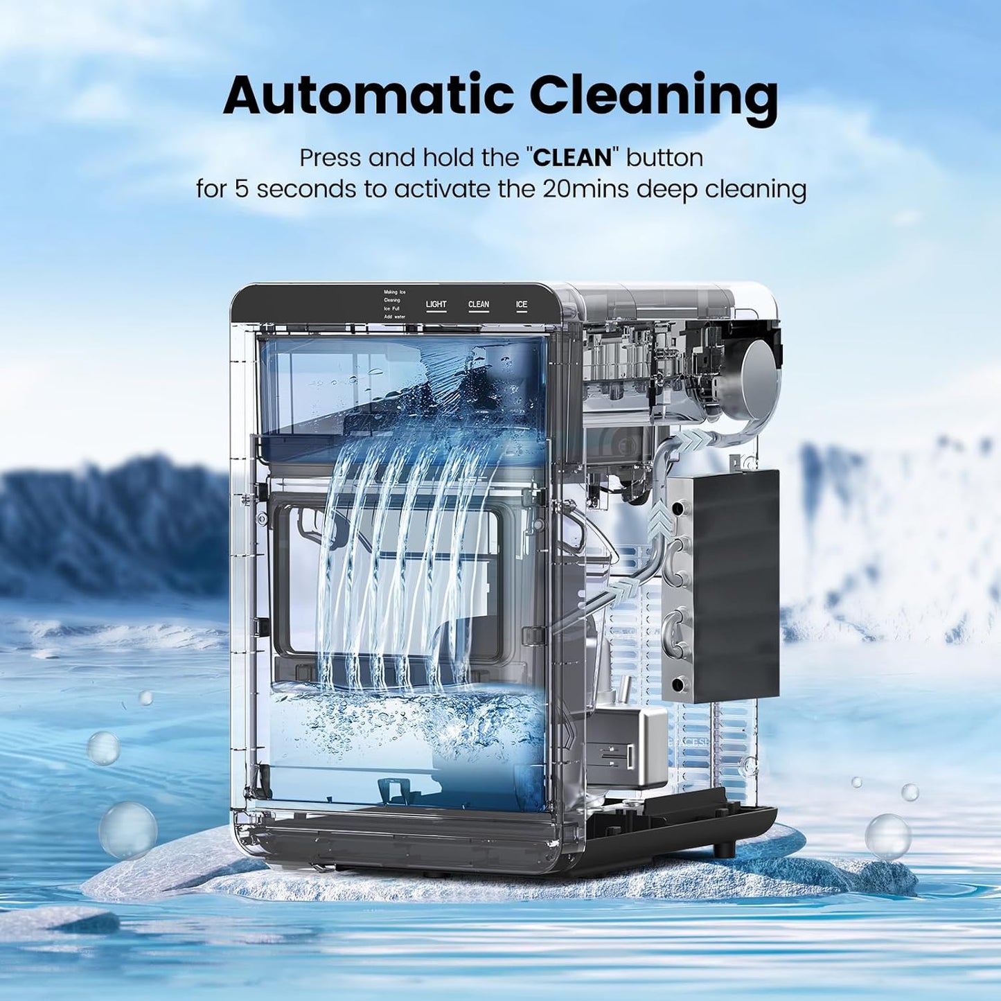 Kismile Nugget Ice Maker Countertop 58020RIM0  (Online Exclusive)