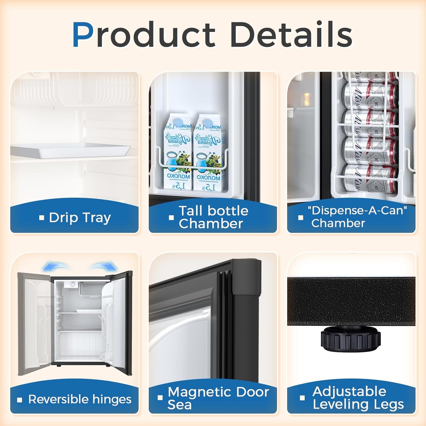 1.6\2.6\3.2 cu. ft Mini Fridge with Freezer  (Online Exclusive)