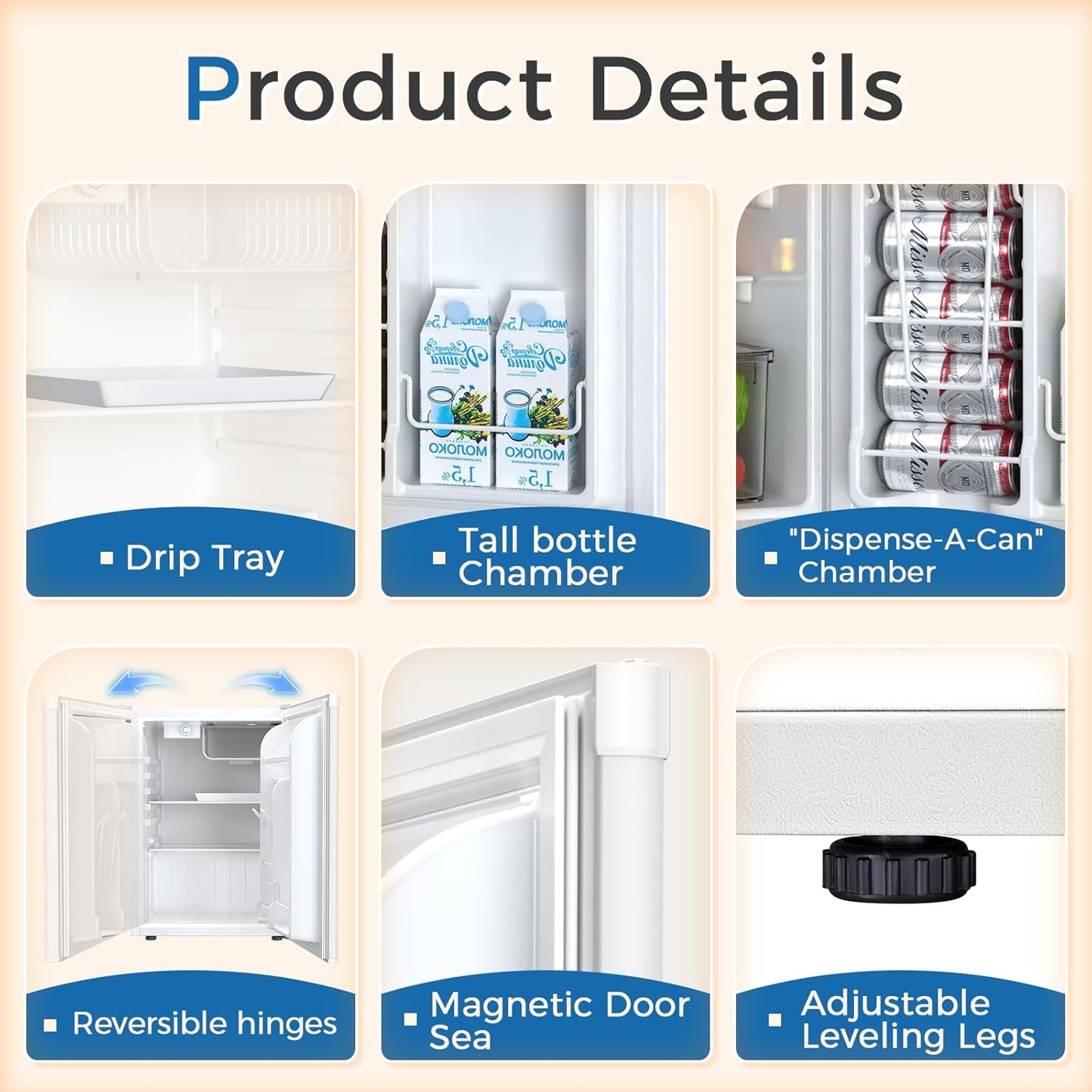 1.6\2.6\3.2 cu. ft Mini Fridge with Freezer  (Online Exclusive)