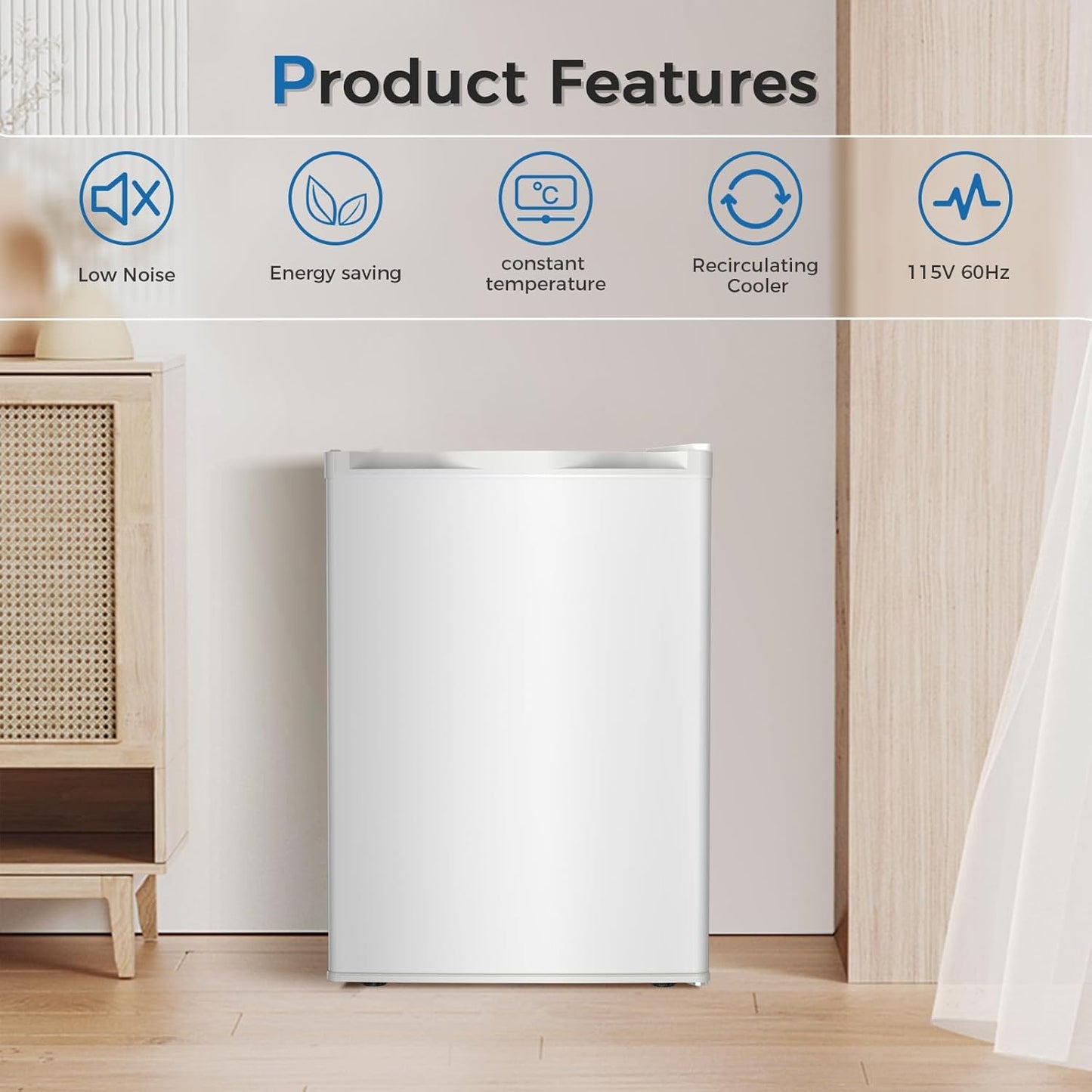 1.6\2.6\3.2 cu. ft Mini Fridge with Freezer  (Online Exclusive)