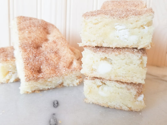 White Chocolate Snickerdoodle Blondies (Online Exclusive)