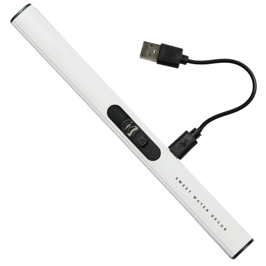 White Electric Lighter  (Online Exclusive