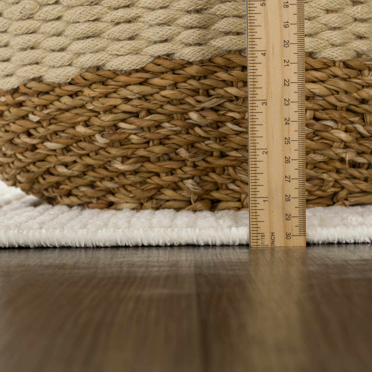 Bahar Cream Washable Area Rug  (online exclusive