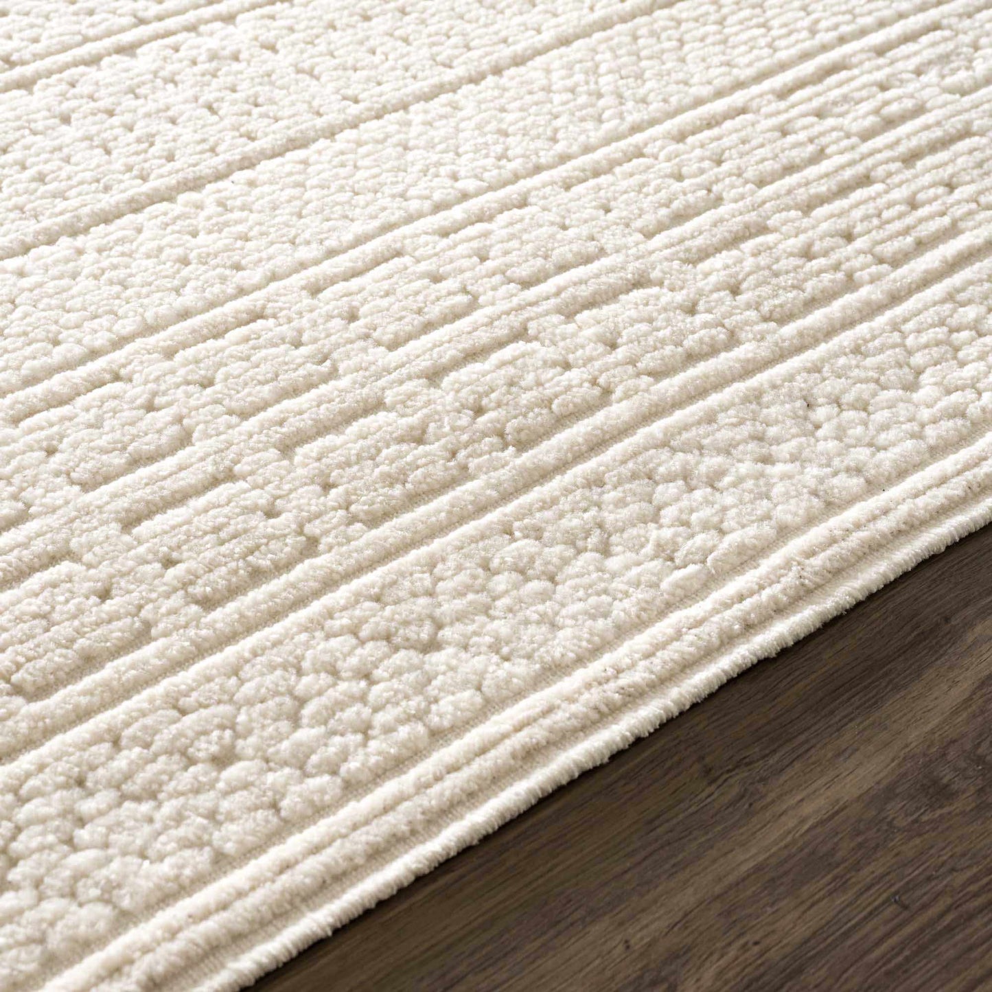 Bahar Cream Washable Area Rug  (online exclusive
