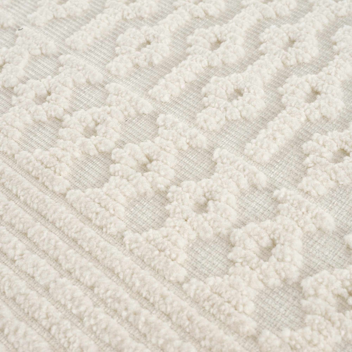 Drago White Washable Area Rug  (online exclusive