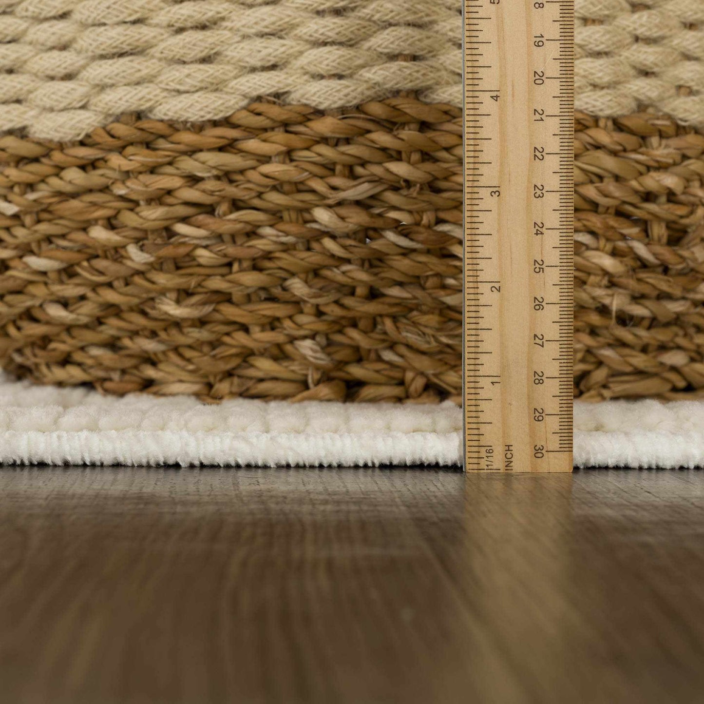 Fadey White 3D Washable Rug  (online exclusive