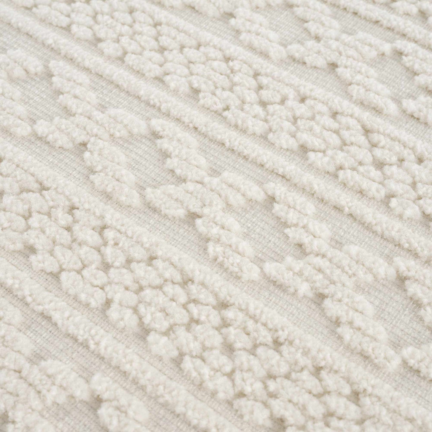 Fadey White 3D Washable Rug  (online exclusive