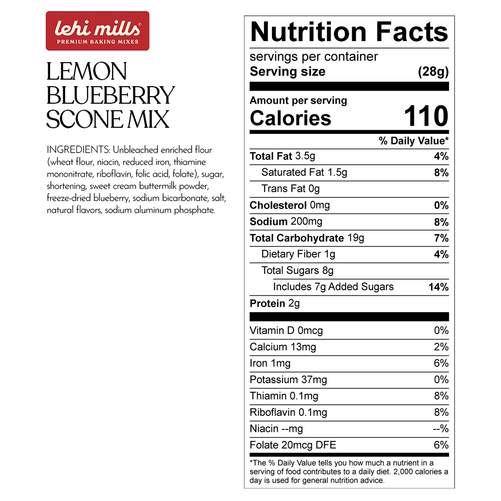 Lemon Blueberry Scone Mix (Online Exclusive)