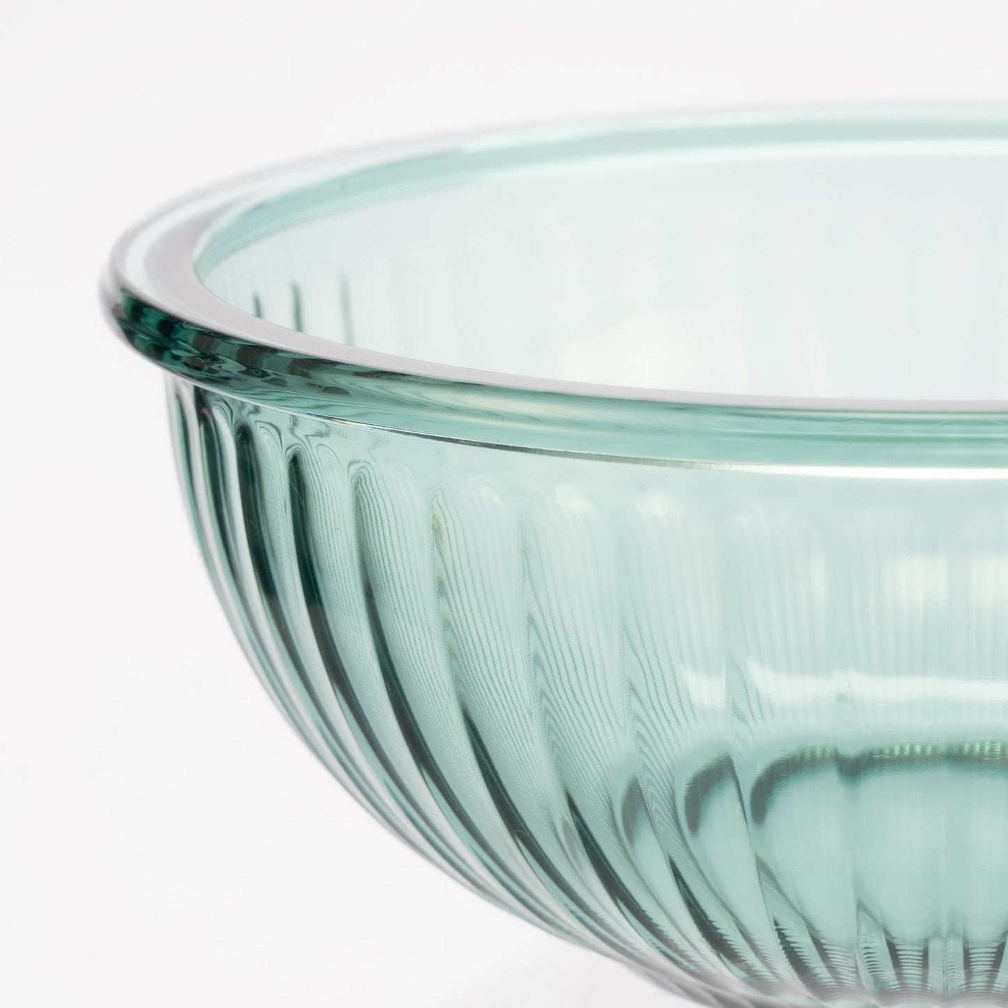 Borosilicate Glass Mixing Bowl Set- Diamond Blue (W/ Handle) (Online Exclusive)