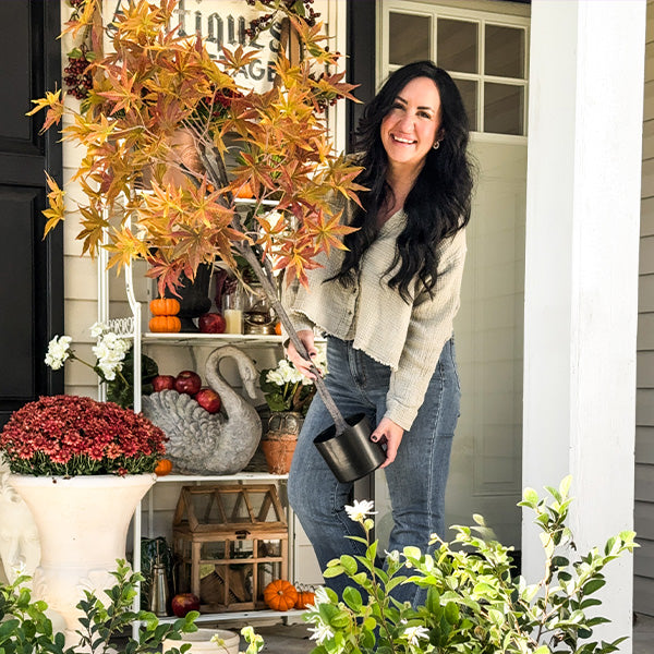 52 Inch Potted Foliage Maple Leaf Faux Tree (Online Exclusive)