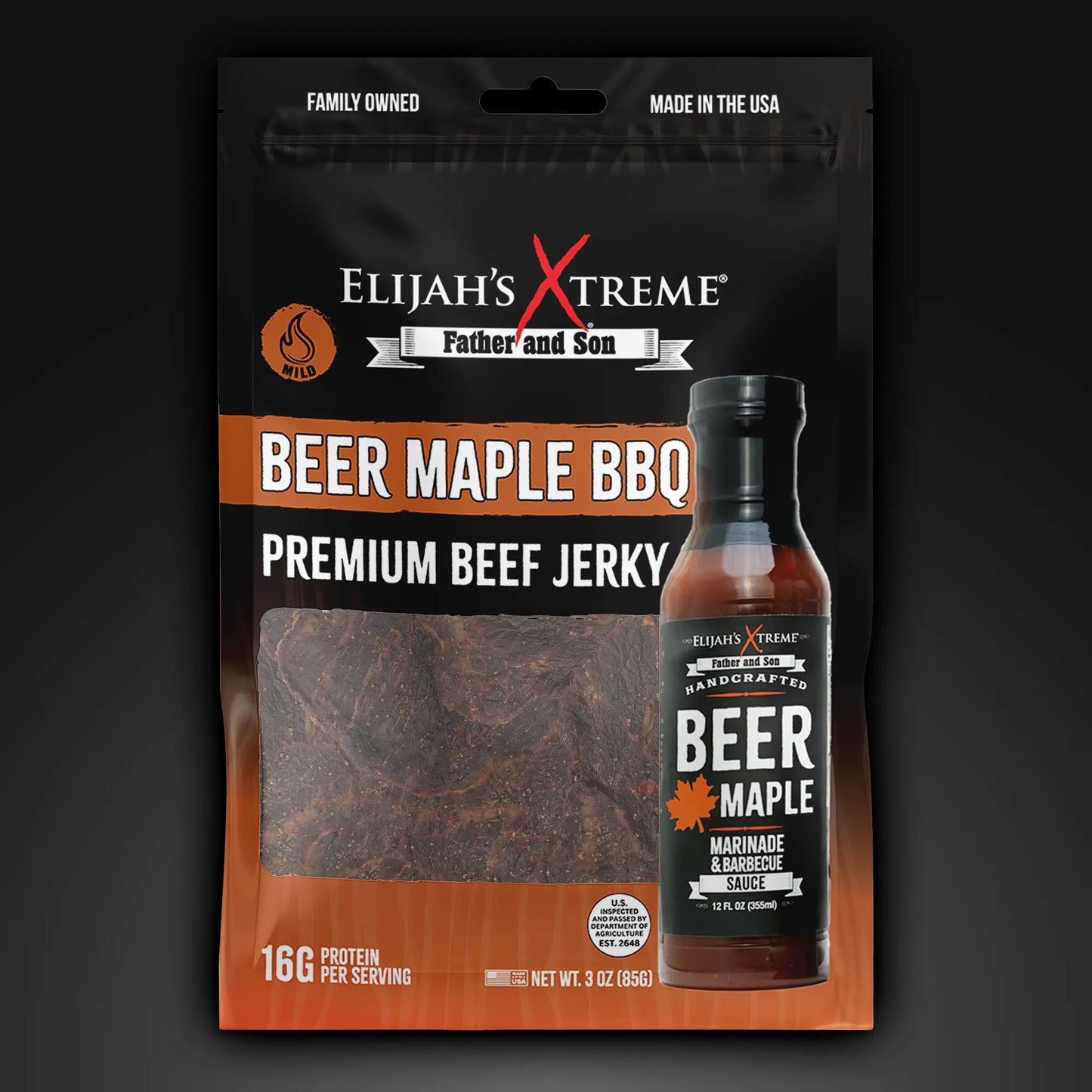 Beer Maple BBQ Beef Jerky (Online Exclusive)