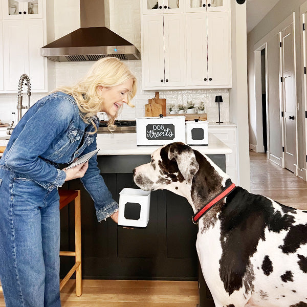 Customizable Metal Kitchen Canisters, Set of Three (Online Exclusive)