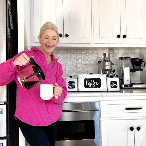 Customizable Metal Kitchen Canisters, Set of Three (Online Exclusive)