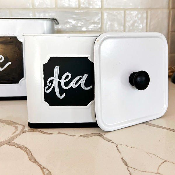 Customizable Metal Kitchen Canisters, Set of Three (Online Exclusive)