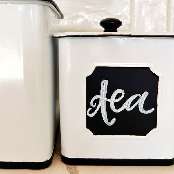 Customizable Metal Kitchen Canisters, Set of Three (Online Exclusive)