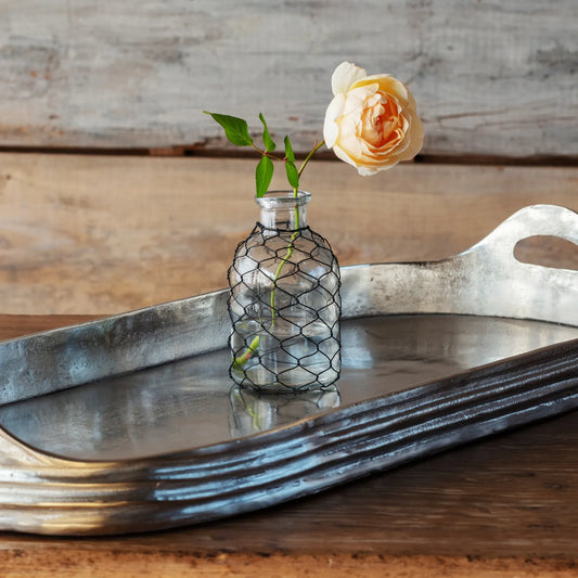 CHICKEN WIRE TONIC BOTTLE