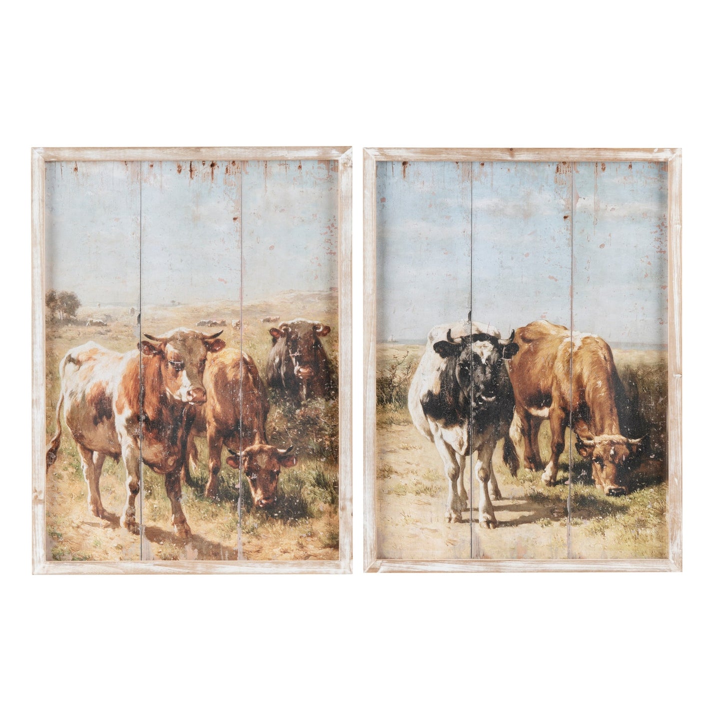 PASTORAL SET/2 FRAMED PRINTS