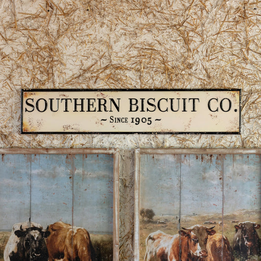 SOUTHERN BISCUIT CO. METAL SIGN