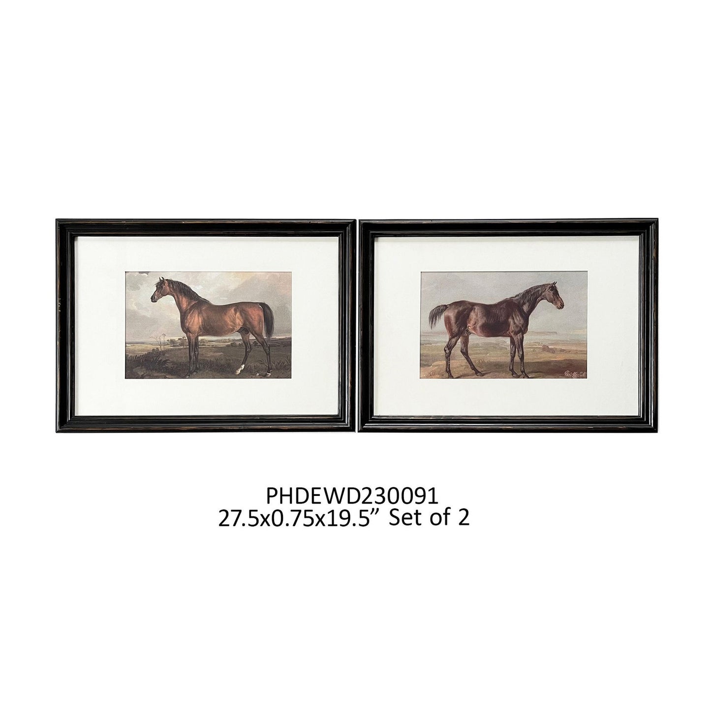 THOROUGHBRED PRINTS SET OF 2