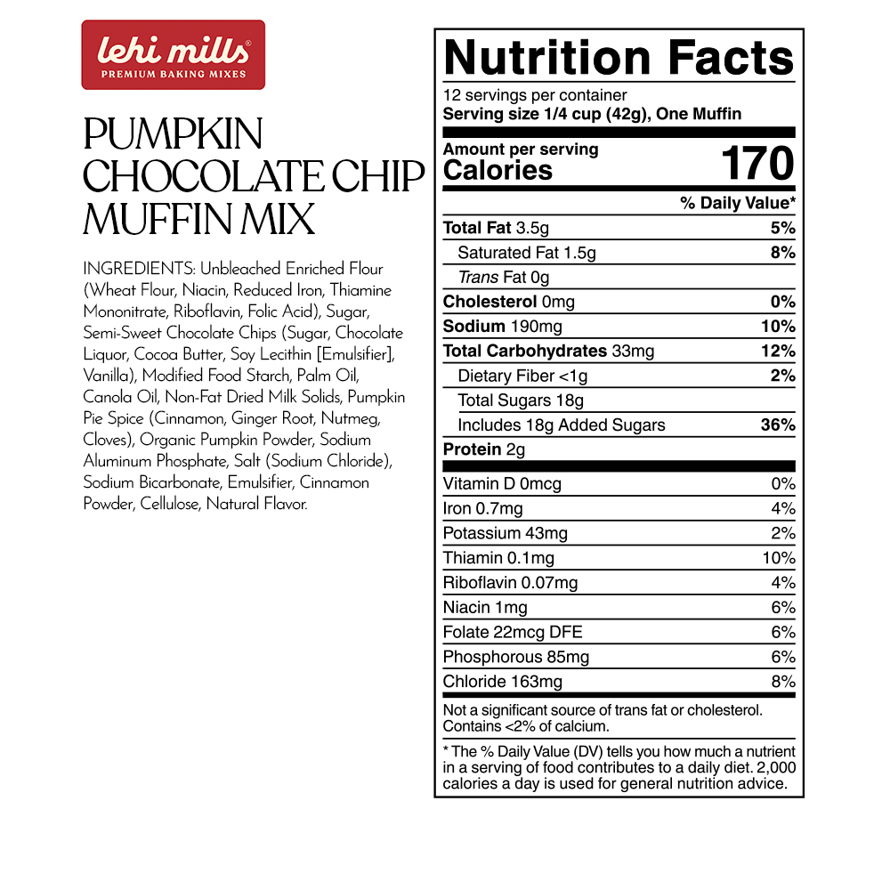 Pumpkin Chocolate Chip Muffin Mix (Online Exclusive)