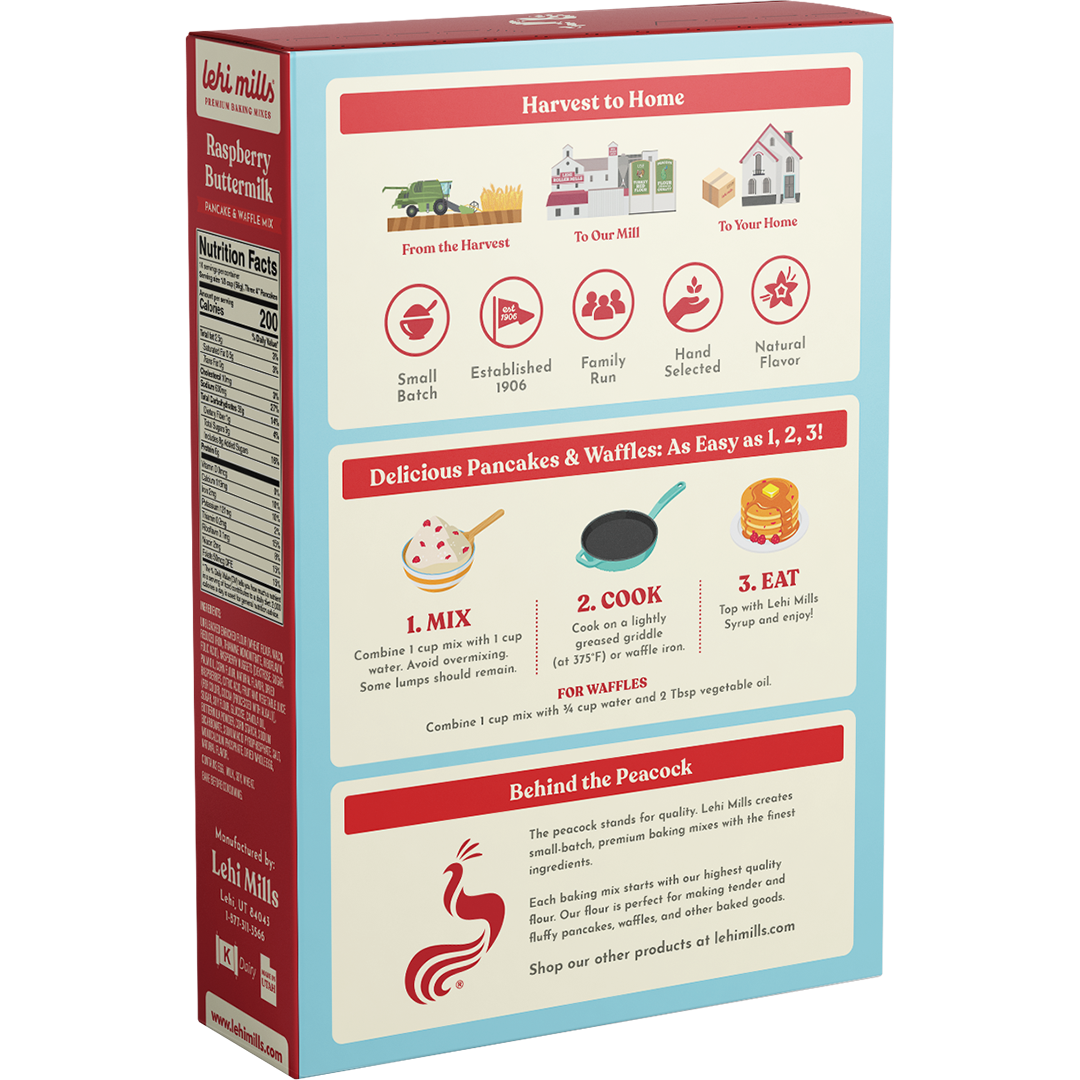 Raspberry Buttermilk Pancake & Waffle Mix (Online Exclusive)