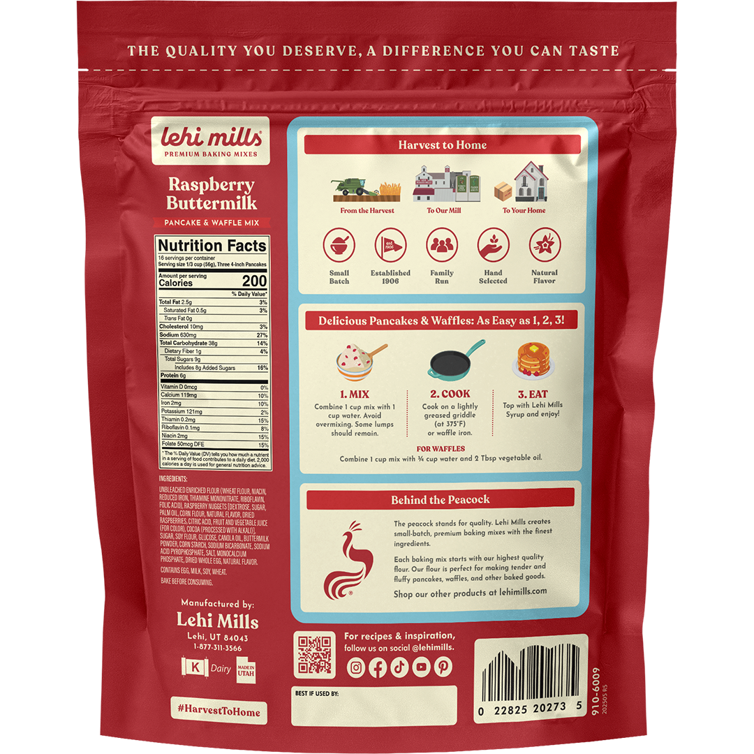 Raspberry Buttermilk Pancake & Waffle Mix (Online Exclusive)