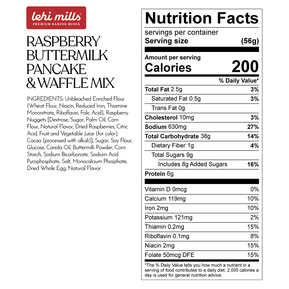 Raspberry Buttermilk Pancake & Waffle Mix (Online Exclusive)