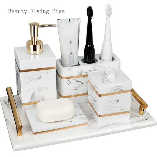 Luxury Hotel Bathroom Tray  (Online Exclusive)