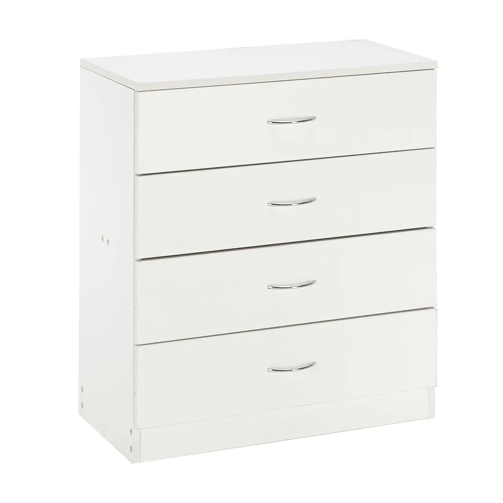 Modern Simple 4-Drawer Dresser White  (Online Exclusive)