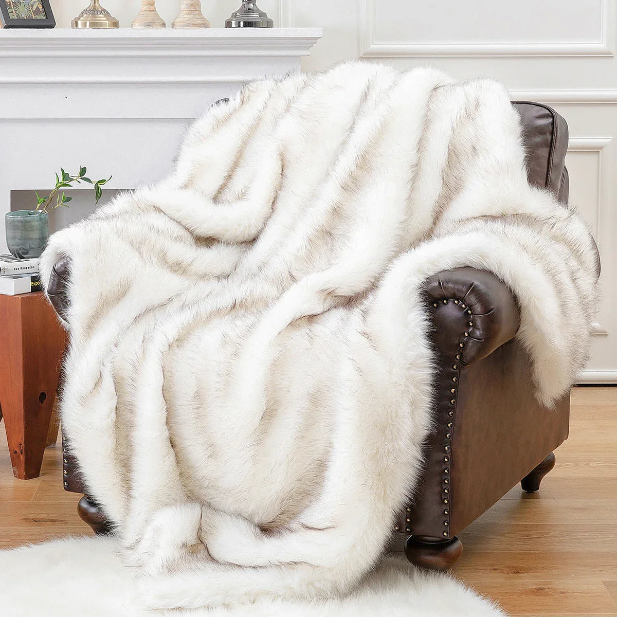 LUX Soft Faux Fur Blanket  (Online Exclusive)