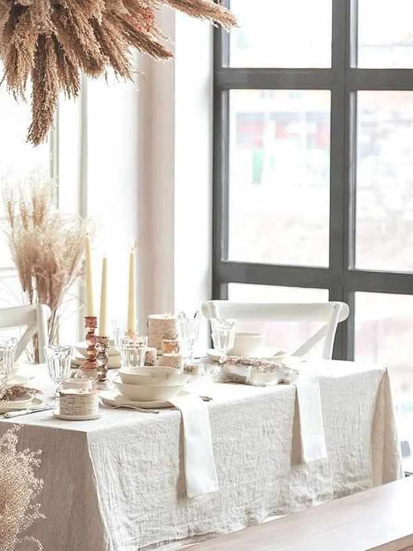 Modern Cotton Linen Tablecloth  (Online Exclusive) Home Decoration Tablecloth Wedding Decoration Tablecloth