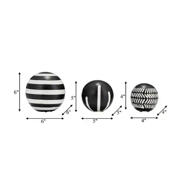 Contemporary Decorative Orbs