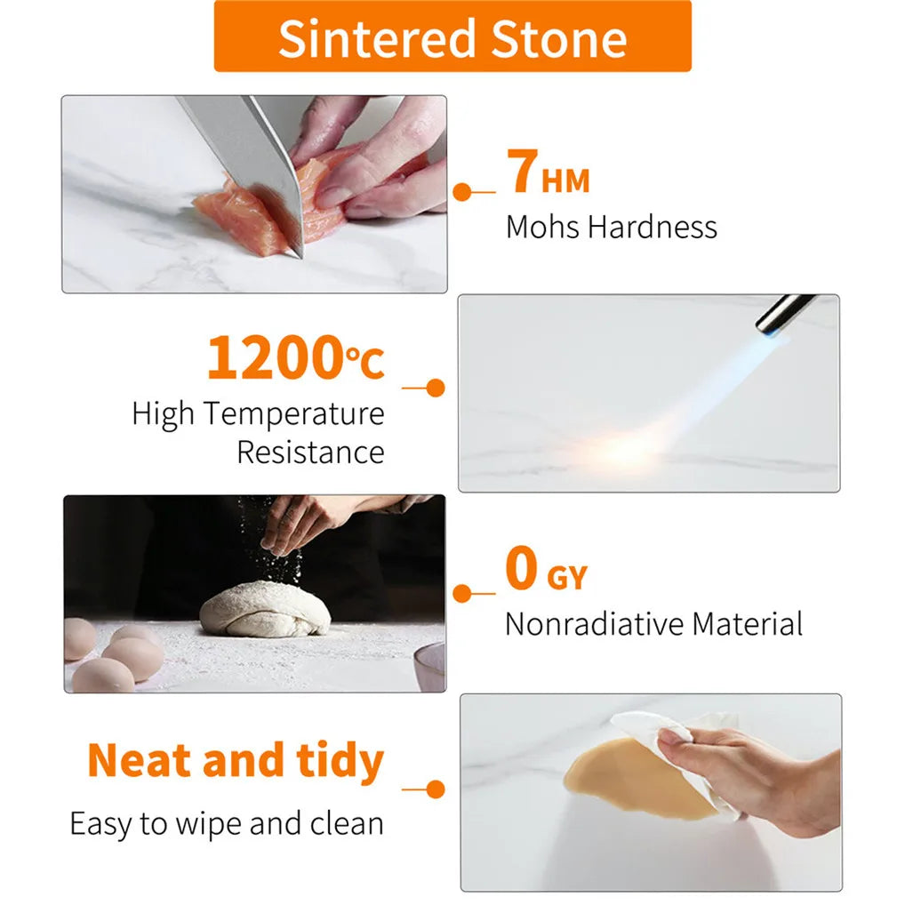 Round Nesting Sofa Side End Table with Gold Metal Frame, High Grade Marble Stone, Coffee Table, 2Pcs  (Online Exclusive)