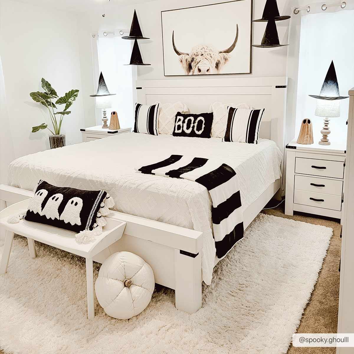 Siari Solid Cream Plush Rug  (online exclusive