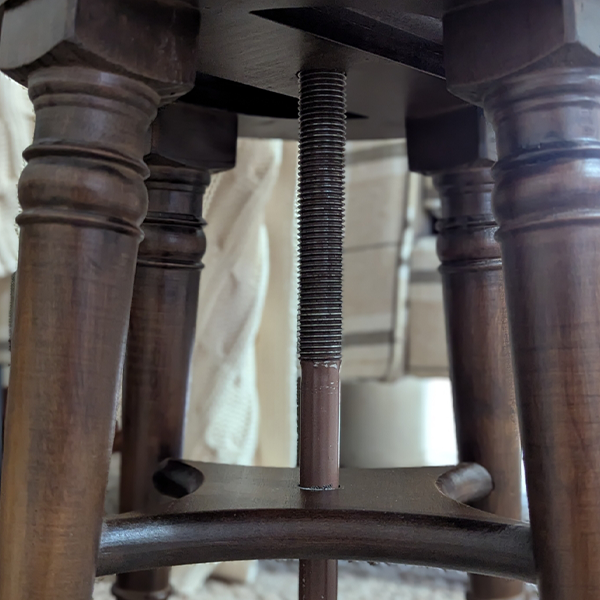 Adjustable Swivel Wooden Side Table (Online Exclusive)