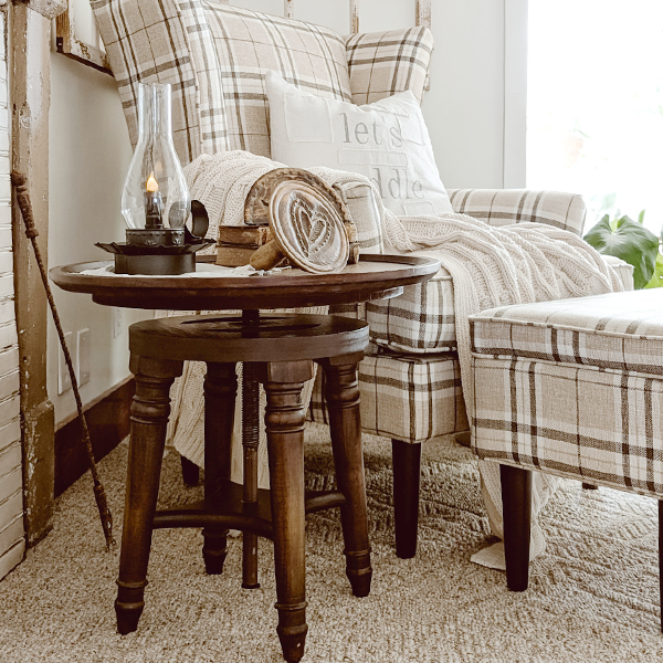 Adjustable Swivel Wooden Side Table (Online Exclusive)