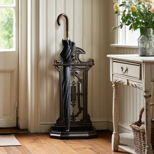Vintage Inspired Intricate Metal Umbrella Stand (Online Exclusive)