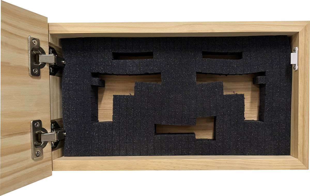 Dont Tread On Me (Online Exclusive) Secure Decorative Wall-Mounted Gun Cabinet (Stripes)