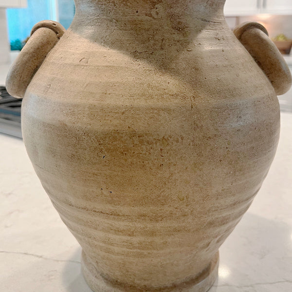 Aged Terracotta Vase with Handles (Online Exclusive)