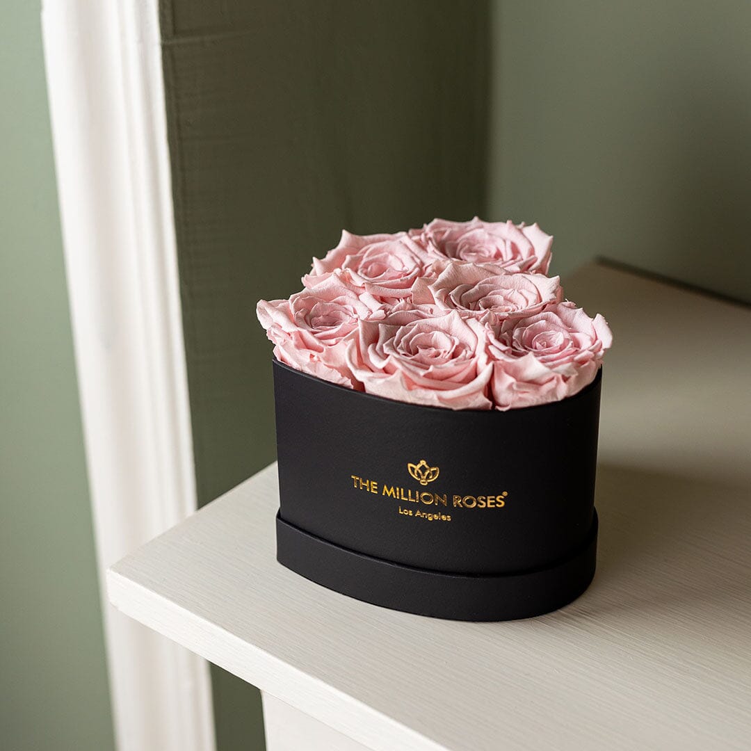 Baby Heart Black Box | Light Pink Roses  (Online Exclusive)