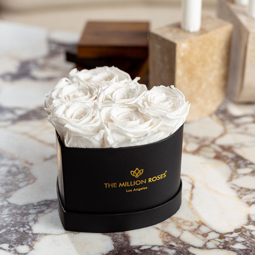 Baby Heart Black Box | White Roses  (Online Exclusive)