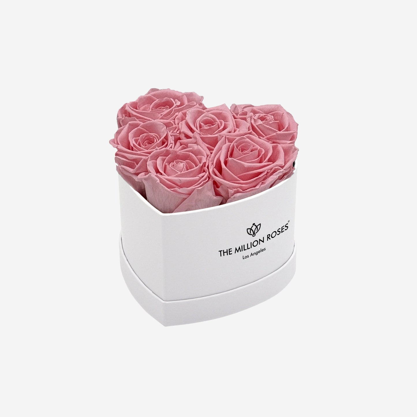 Baby Heart White Box | Light Pink Roses  (Online Exclusive)