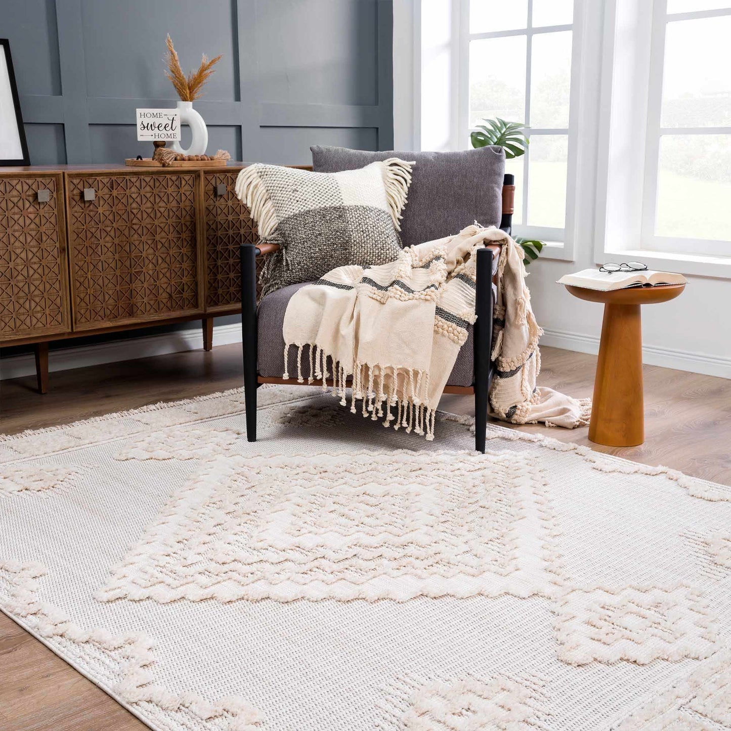 Rosales High-Low Rustic Rug  (online exclusive