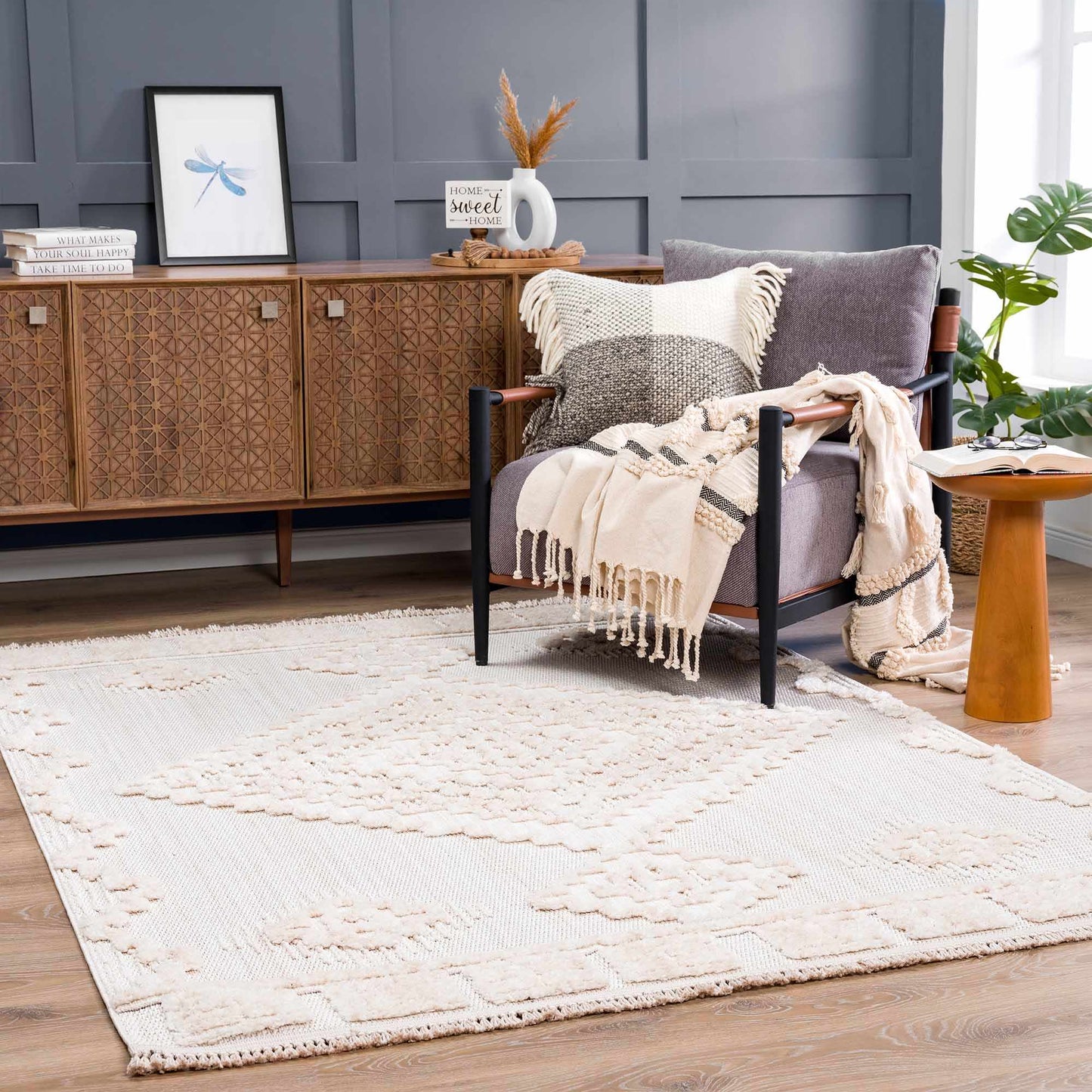 Rosales High-Low Rustic Rug  (online exclusive