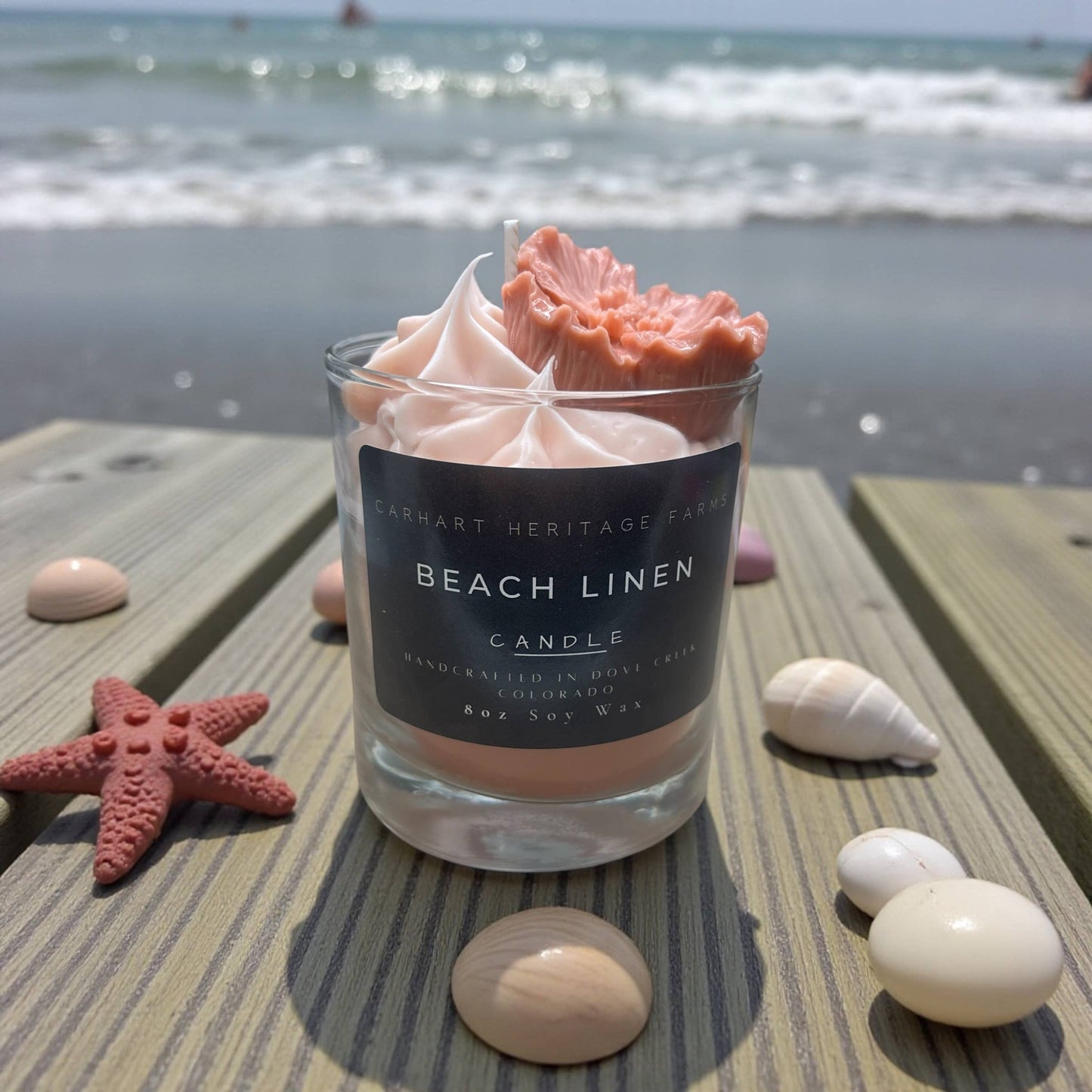 Beach Linen Candle