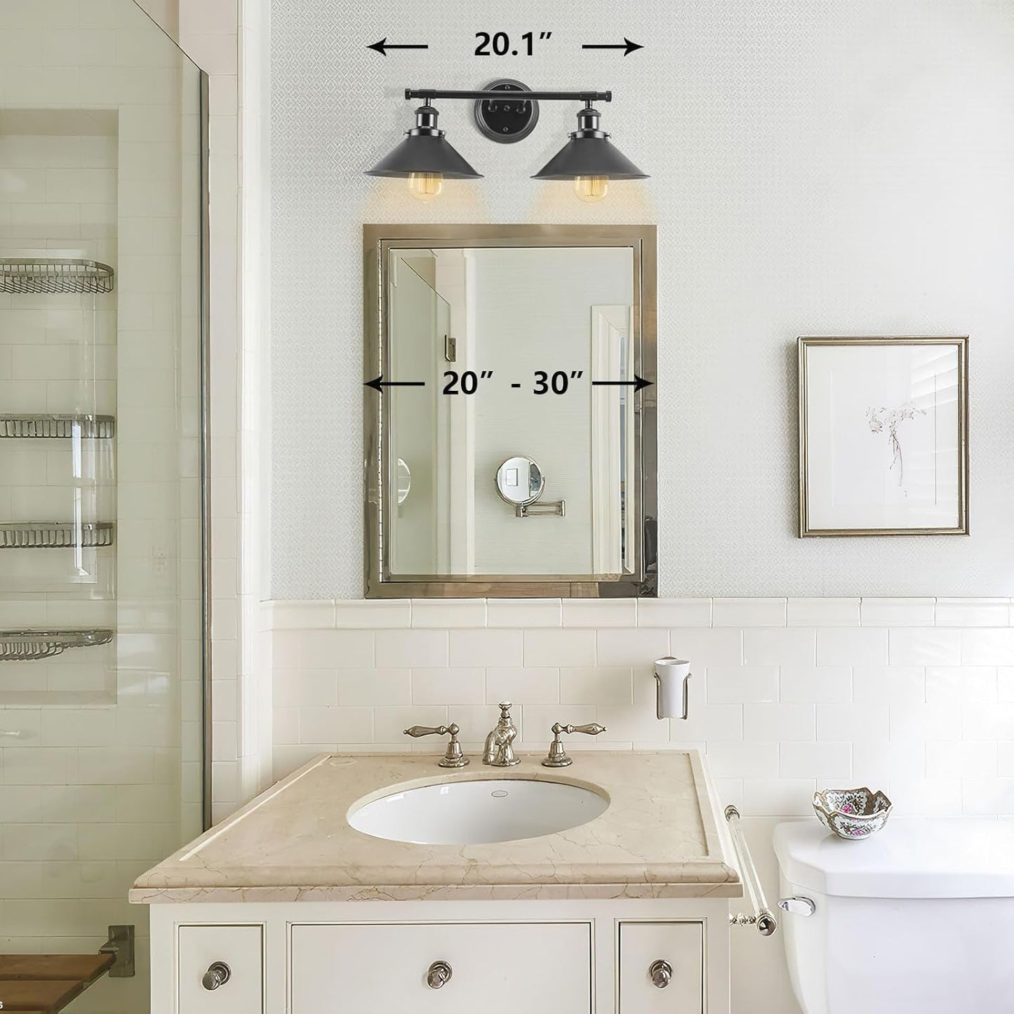 2-3 Matte Black Wall Sconce  (Online Exclusive)