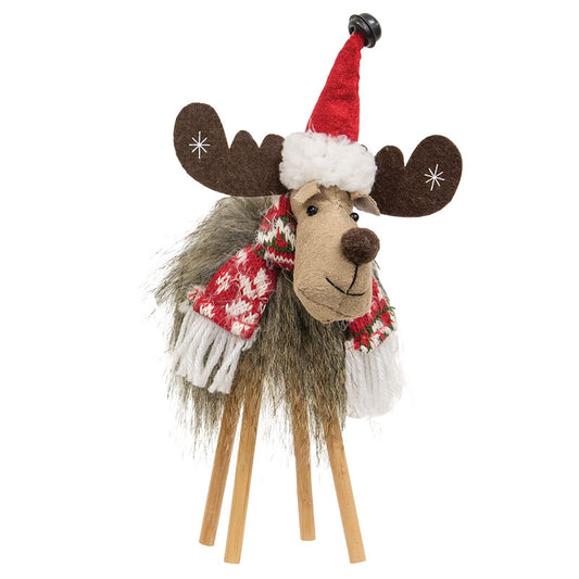 Fuzzy Nordic Sweater Reindeer Sitter