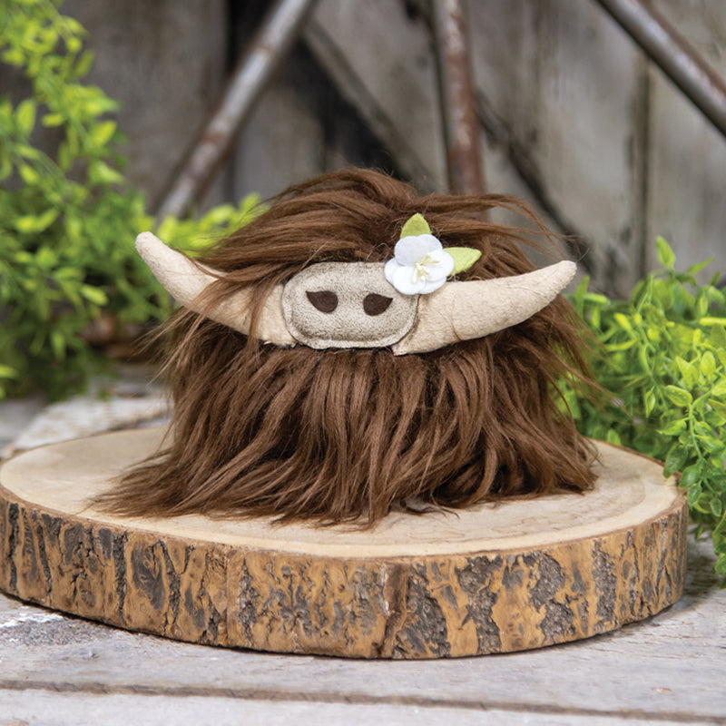 Plush Highland Cow, 3 Asstd.